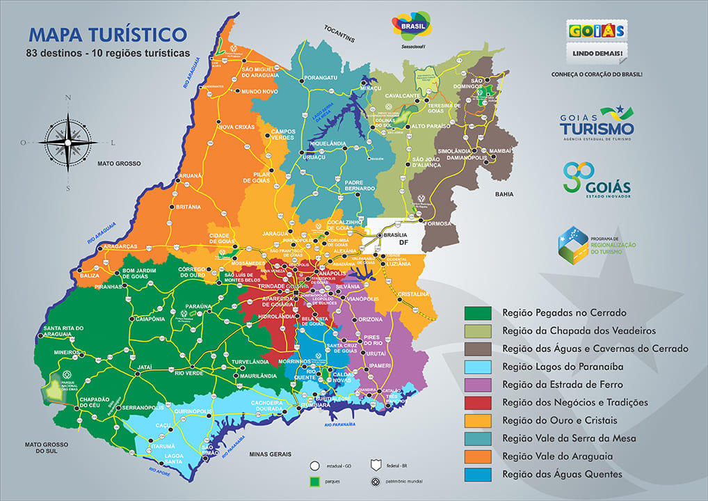 Mapa Goiano - Gustavo Silvestre / Canal  - Mapa Goiano