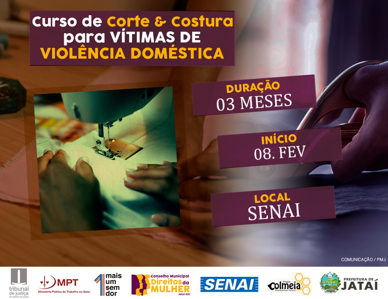 Alunas fazem curso para combater violência de gênero