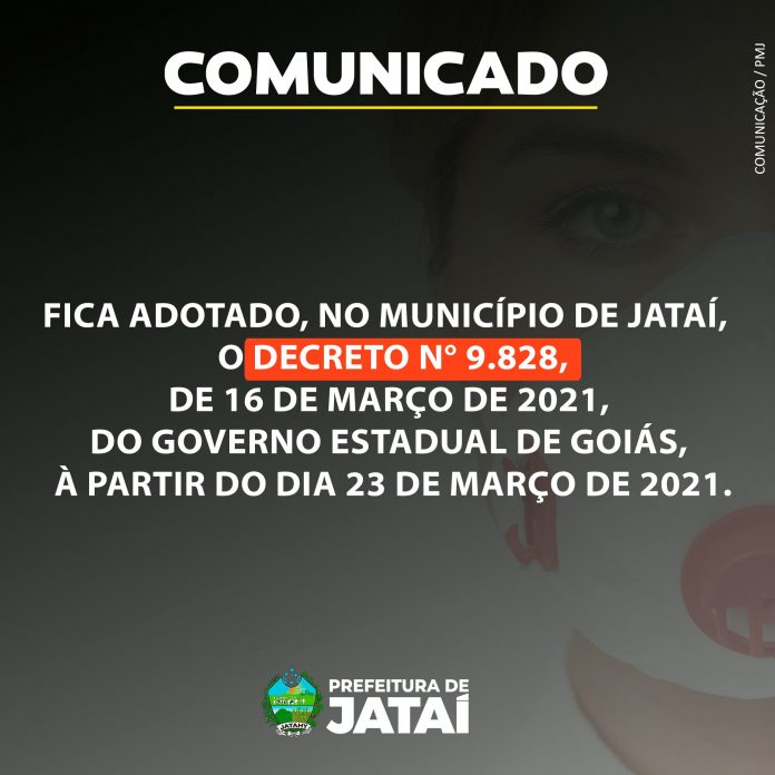 Jataí adota decreto estadual com diretrizes de enfrentamento ao Coronavírus