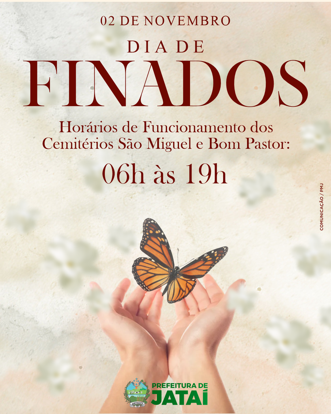 Dia de Finados: Confira o horário de funcionamento dos cemitérios em Jataí | Prefeitura de Jataí Dia de Finados: Confira o horário de funcionamento dos cemitérios em Jataí | Prefeitura de Jataí
