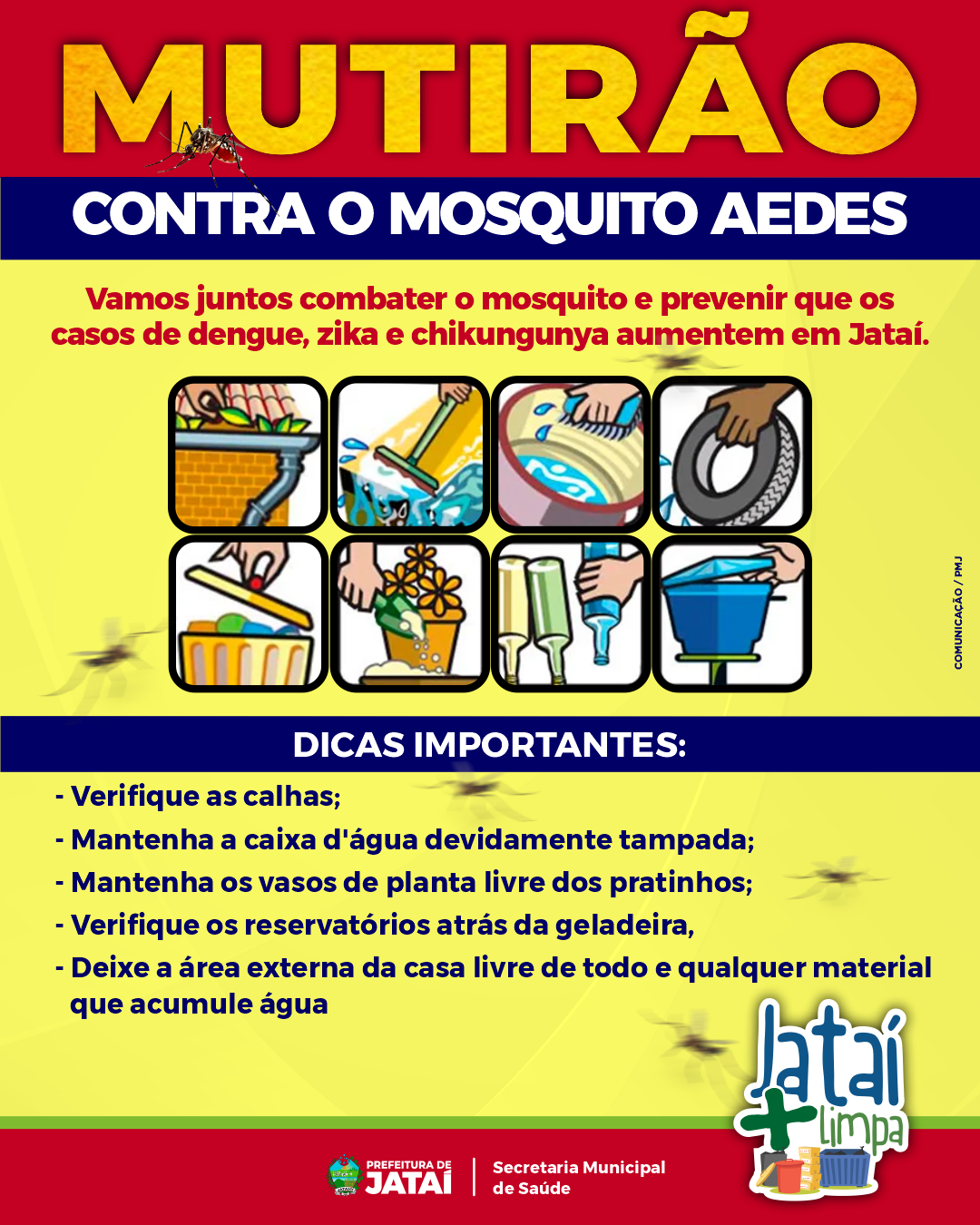 Prefeitura realiza Mutirão Contra a Dengue – Prefeitura Municipal de  Cosmópolis
