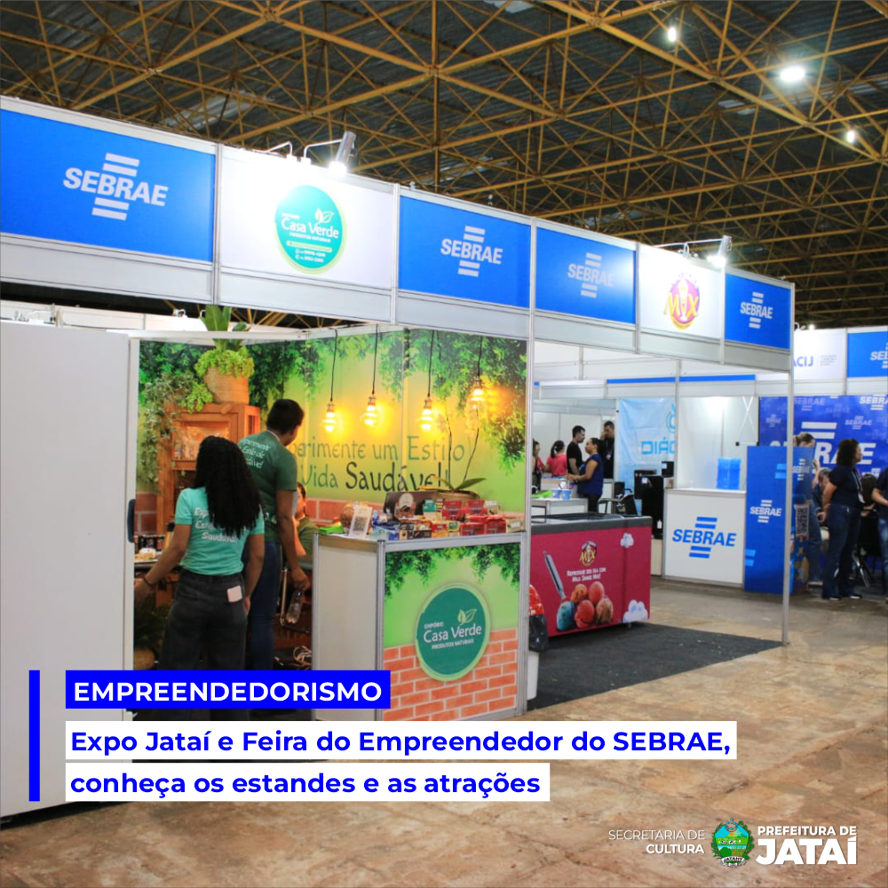 Feira do Empreendedor recebeu mais de 3 mil visitantes em Jataí