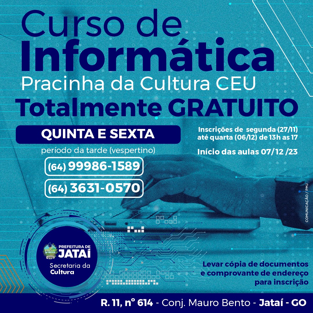 Cursos Gratuitos – Total Informática Cursos e Serviços