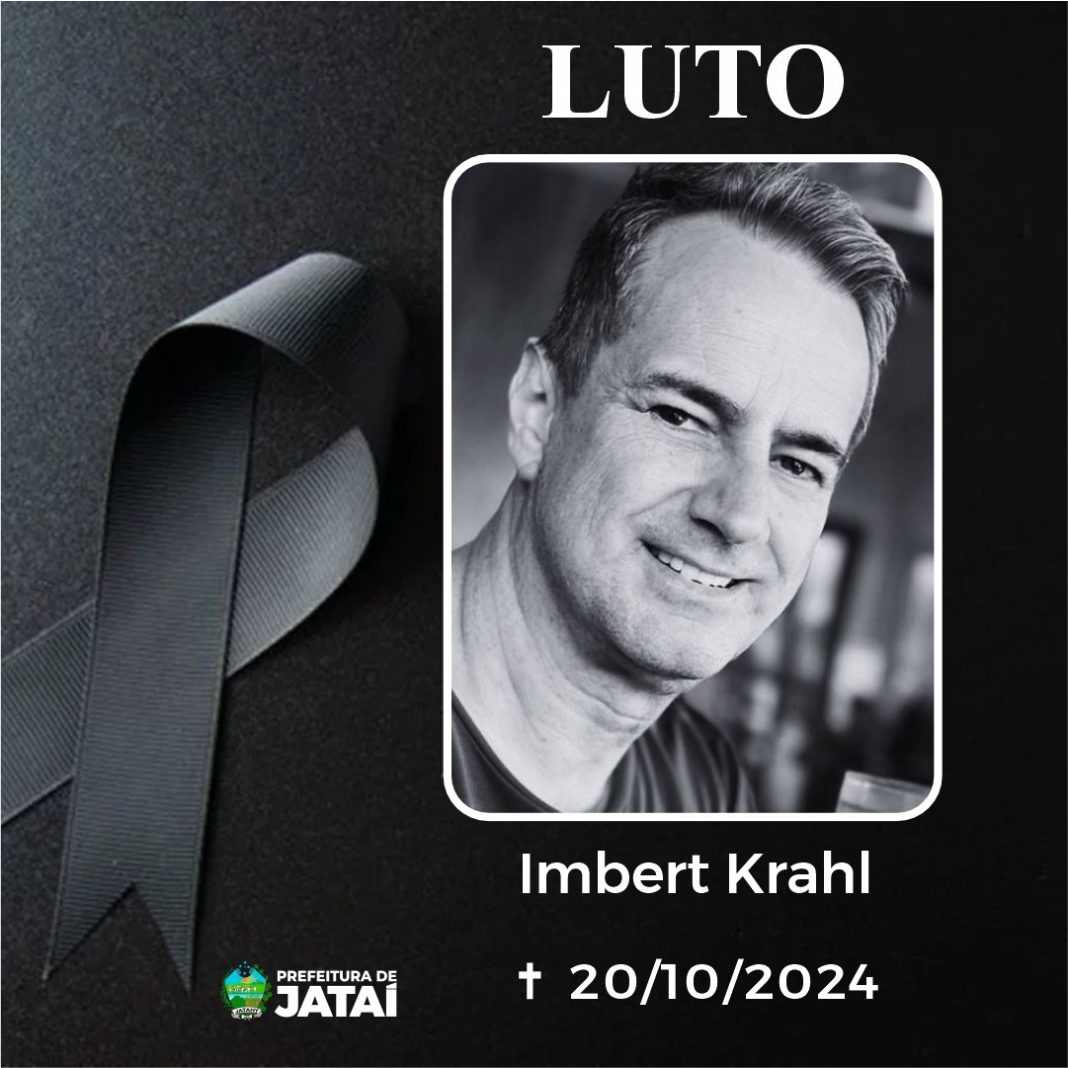 Nota de pesar| Advogado Imbert Krahl | Prefeitura de Jataí