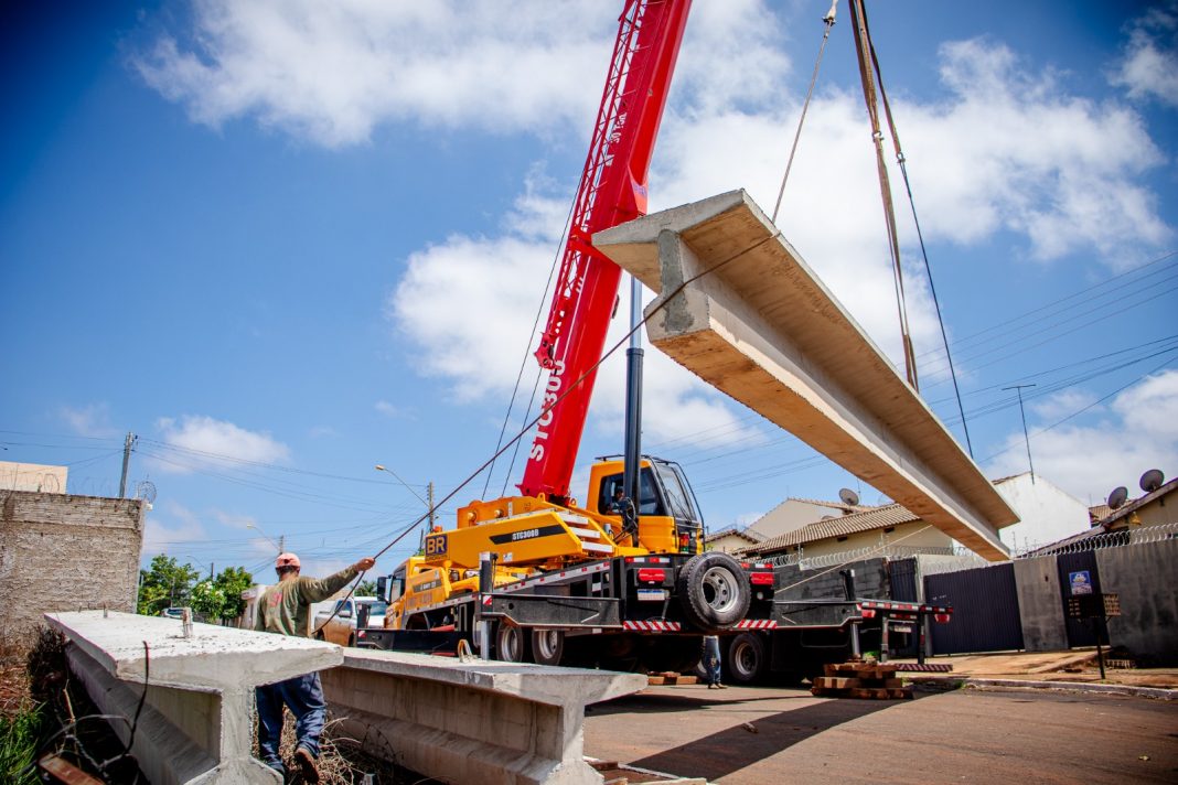 Prefeitura avança na construção da ponte que ligará os setores Jardim Maximiano e José Estevam | Prefeitura de Jataí