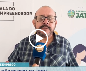 Jataí foi destaque na Record Goiás pelo grande número de vagas de emprego disponíveis! | Prefeitura de Jataí