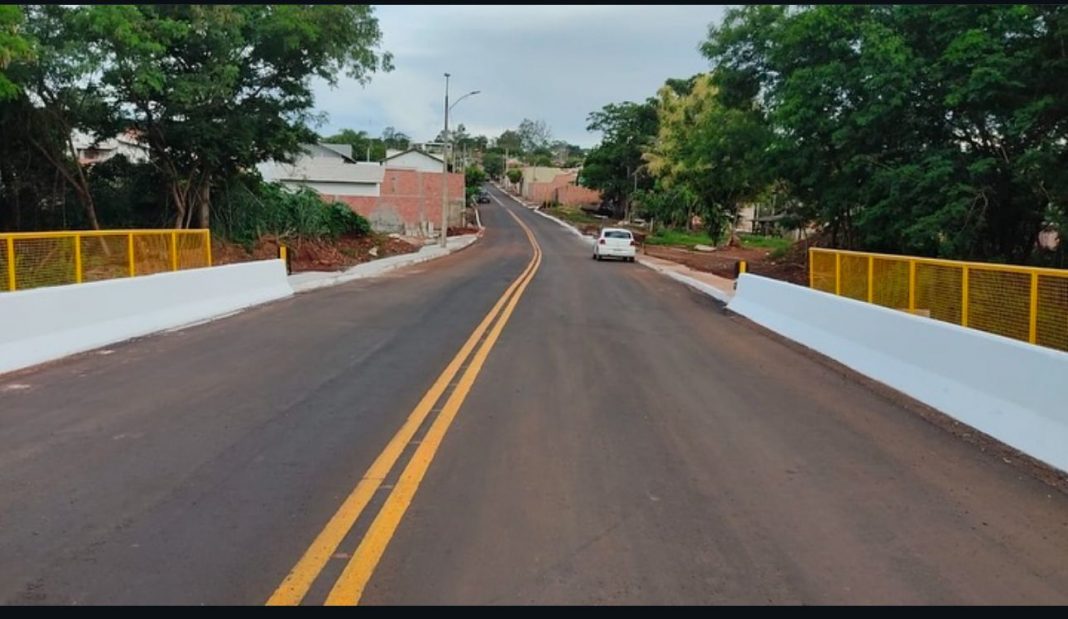 Prefeitura entrega ponte sobre o Córrego Jataí na rua Almeida | Prefeitura de Jataí