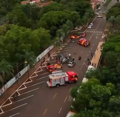 Simulação de Acidente de Trânsito em Jataí: Um Exercício de Conscientização e Segurança