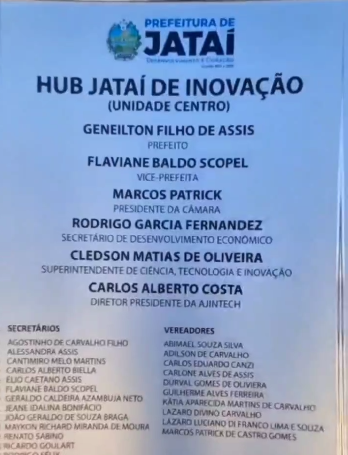 Jataí Inaugura Hub de Inovação na Unidade Centro